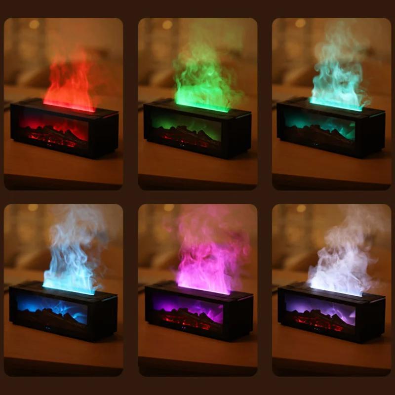 Decorative Flame Effect Fireplace with Nanoatomized Mist Technology