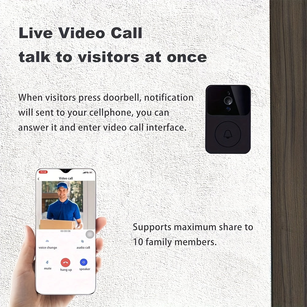 wireless doorbell with camera and direct connection to your mobile phone