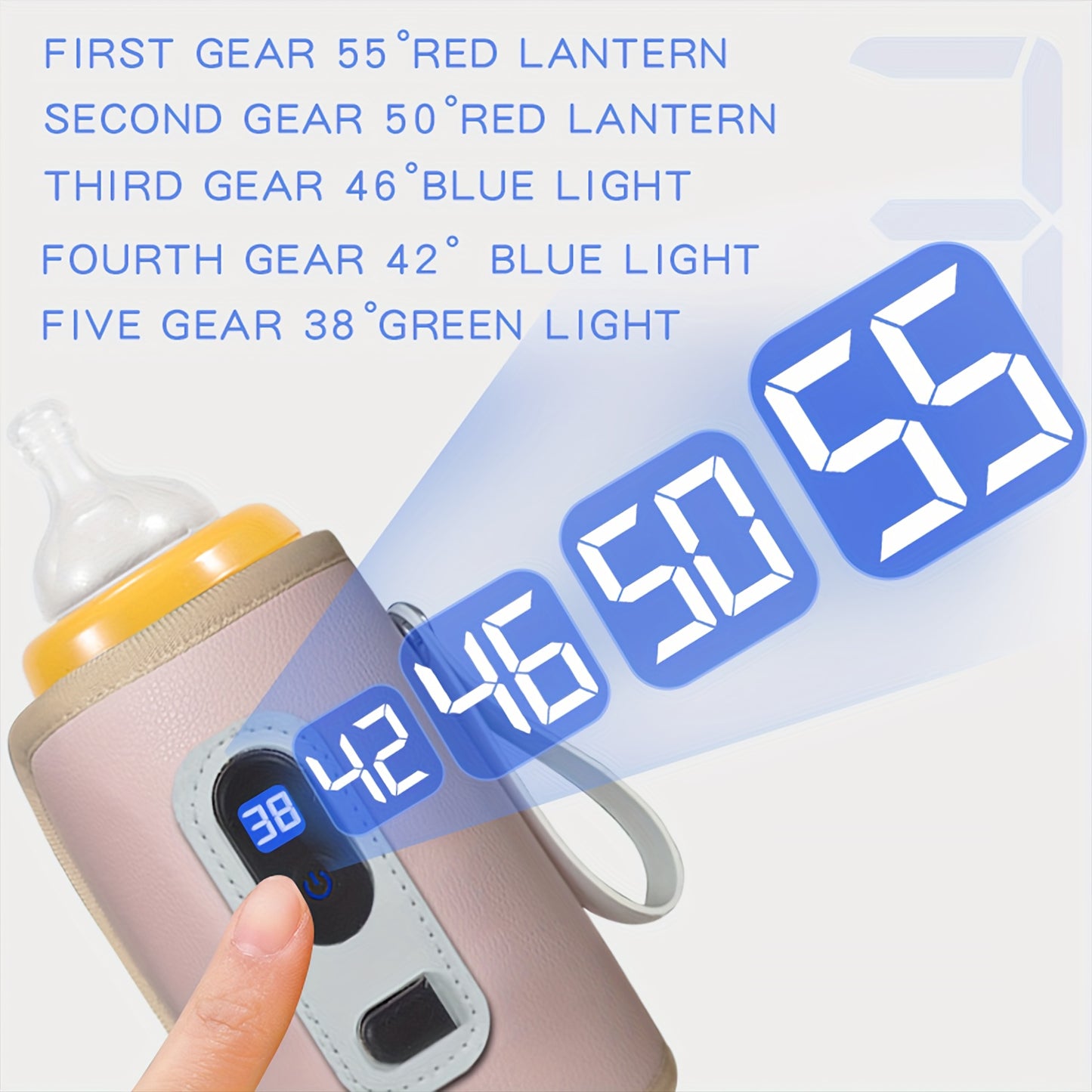 Portable bottle warmer