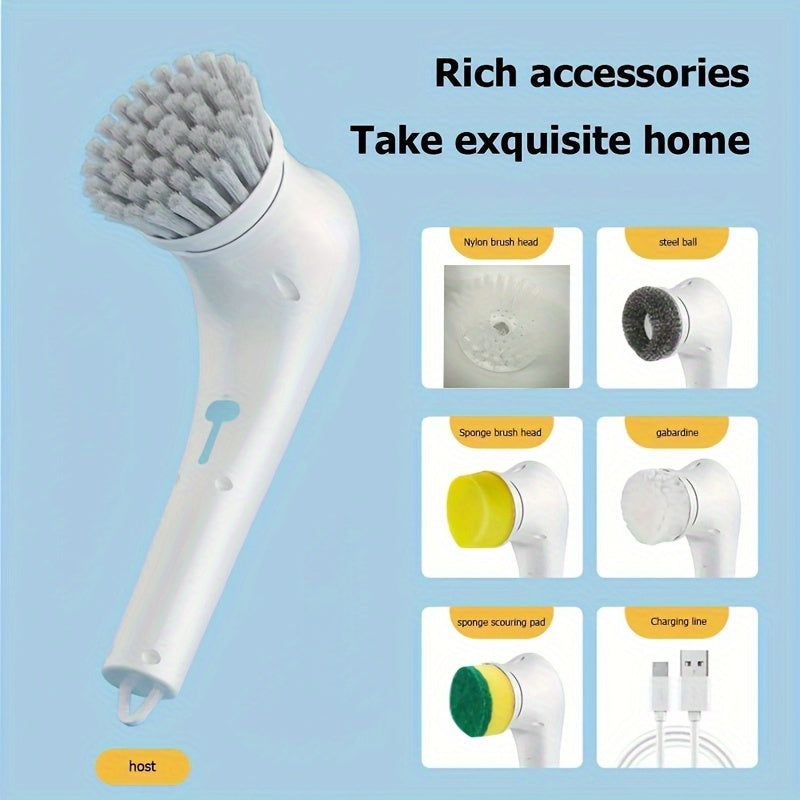 5-in-1 Multifunctional Electric Cleaning Brush