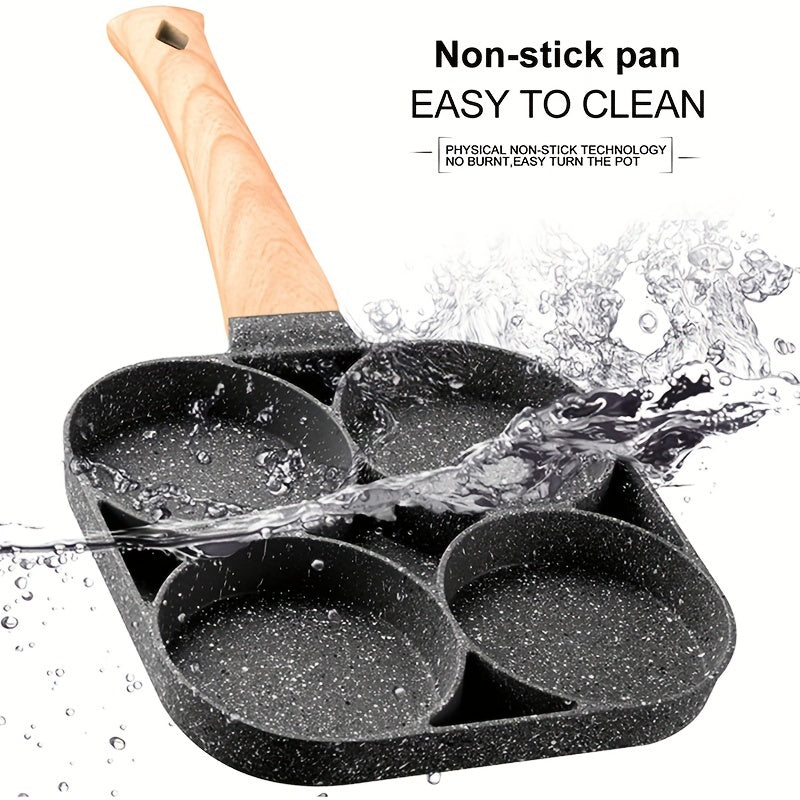 Non-stick multi-compartment pan