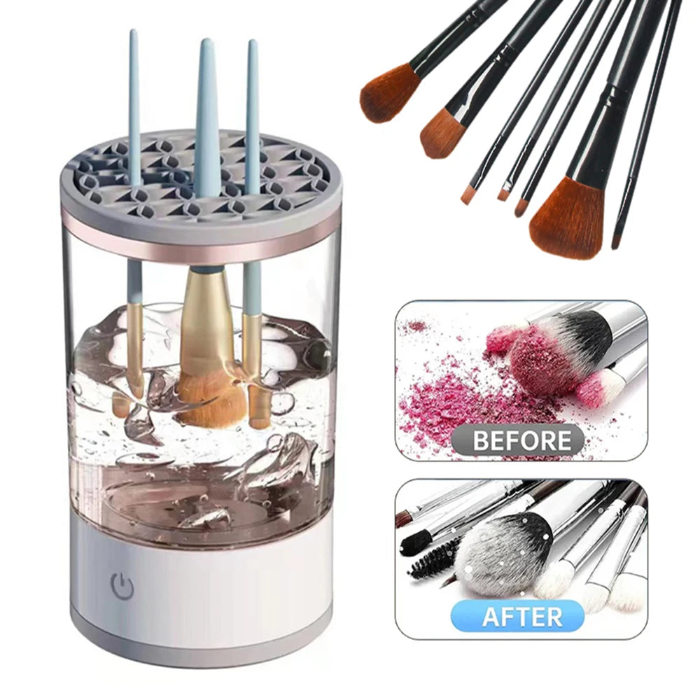 Makeup brush cleaner