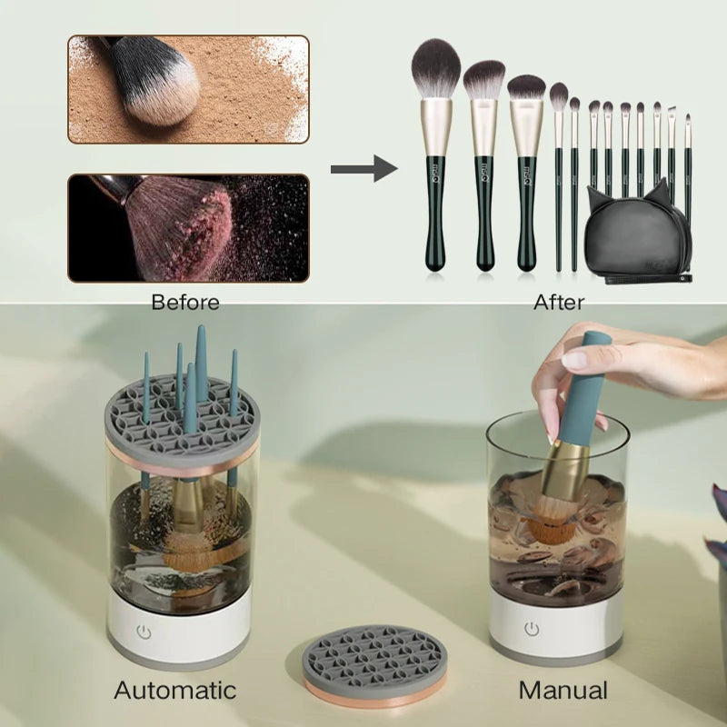 Makeup brush cleaner