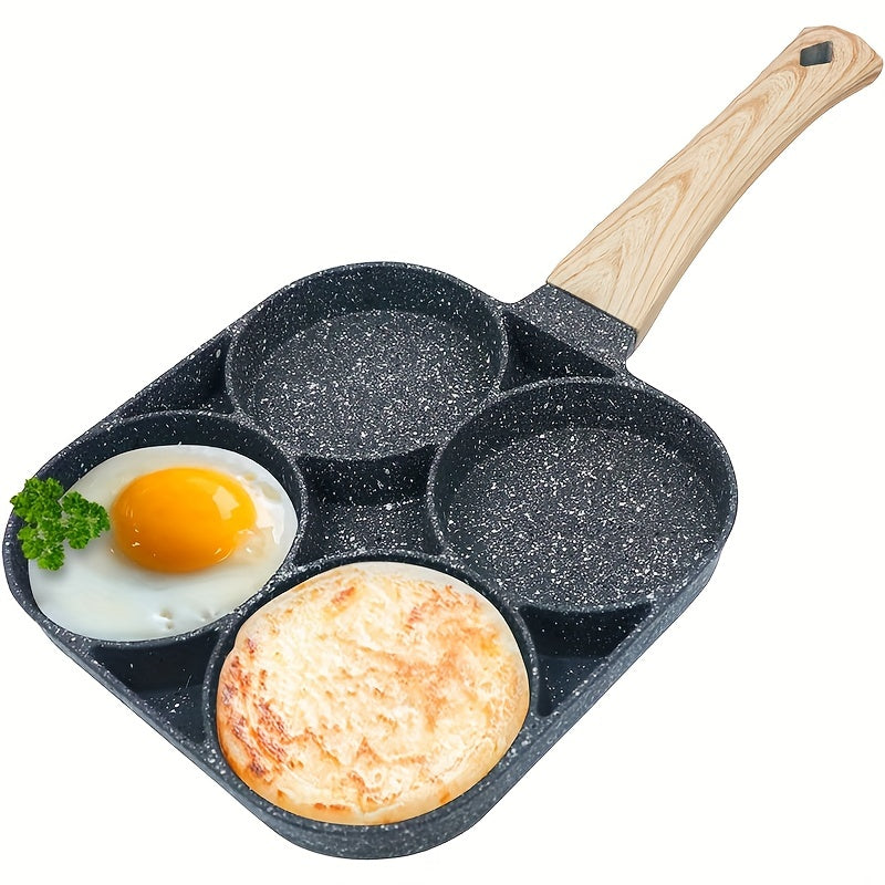 Non-stick multi-compartment pan